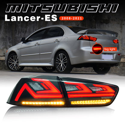 Mitsubishi Lancer EVO X ES 2008-2020용 풀 LED 테일 라이트 어셈블리
