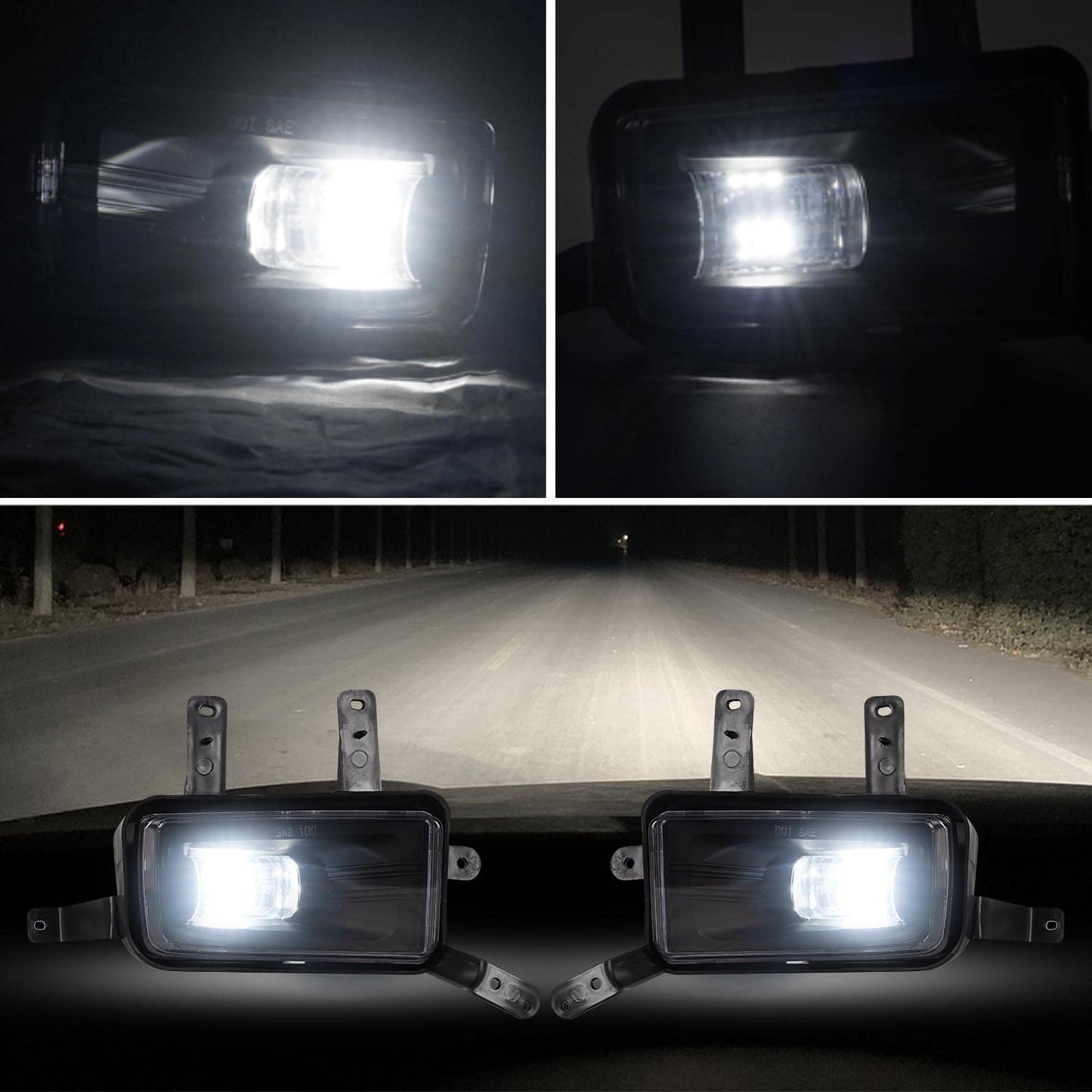 LED Fog Light For Chevy TAHOE/Suburban/YUKON/GMC Yukon XL 2015-2020