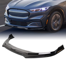 Carregar imagem no visualizador da galeria, Front Bumper Lip Spoiler For Ford Mustang Mach-E 2021 2022 (Glossy Black)
