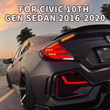 Загрузить изображение в средство просмотра галереи, Full LED Tail Lights Assembly For 10th Gen Honda Civic Sedan 2016-2021

