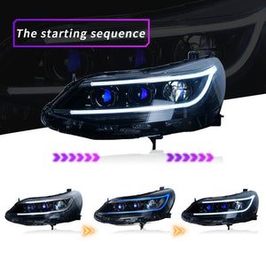 Full LED Headlights Assembly For Chevrolet Cruze 2016-2020