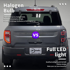 Full LED Tail Lights Assembly For Ford Bronco Sport 2020-2023