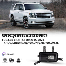 Carregar imagem no visualizador da galeria, LED Fog Light For Chevy TAHOE/Suburban/YUKON/GMC Yukon XL 2015-2020
