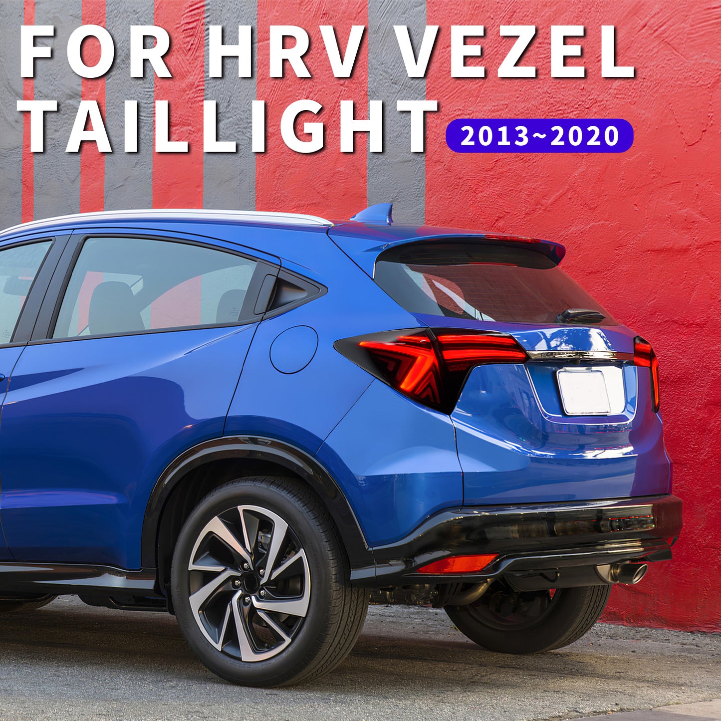 Full LED Tail Lights Assembly For Honda Vezel HRV 2013-2021