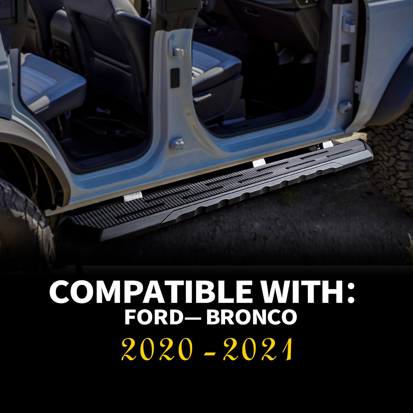 2021 2022 Ford Bronco 4 도어와 호환되는 고풍 발판