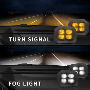 LED Fog Lights Assembly For Toyota Tacoma 2016-2022
