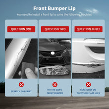 Carregar imagem no visualizador da galeria, Front Bumper Lip Spoiler For Toyota Camry Sport Hybrid SE XSE Hybrid 2021 2022
