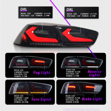 Carregar imagem no visualizador da galeria, Full LED Tail Lights Assembly For Mitsubishi Lancer EVO X 2008-2020
