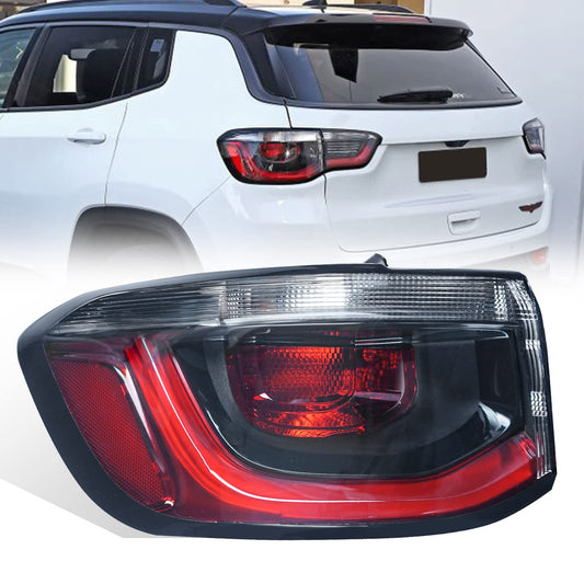Left or Right Outer Tail Light Assembly For Jeep Compass 2017-2019, OE Style