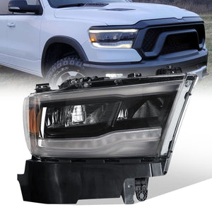 LED Headlights Assembly For Dodge Ram 1500 2019-2022 (OE Style)