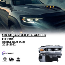 Загрузить изображение в средство просмотра галереи, LED Projector Headlights Assembly For Dodge Ram 1500 2019-2022 (OE Style)
