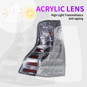 Full LED Tail Light Assembly For Lexus GX400/GX460 2010-2023 Toyota Prado 2010-2020, OE Style