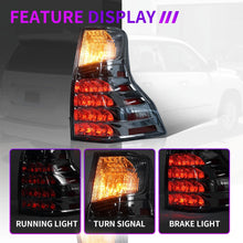 Carregar imagem no visualizador da galeria, Full LED Tail Light Assembly For Lexus GX400/GX460 2010-2023 Toyota Prado 2010-2020, OE Style
