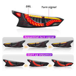 Vollständige LED-Rücklichter für Nissan Altima der 6. Generation 2019-2022 
