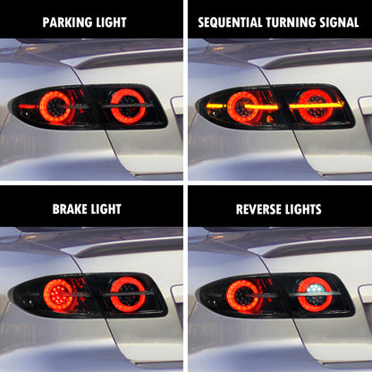 Full LED Tail Lights Assembly For Mazda 6 2003-2015