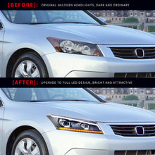 Load image into Gallery viewer, Full LED Headlights Assembly For 8th Gen Honda Accord 2008-2012
