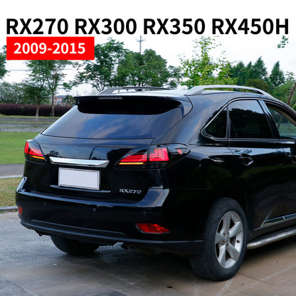 Lexus RX270 RX300 RX350 RX450H 2009-2015용 전체 LED 테일 라이트 어셈블리