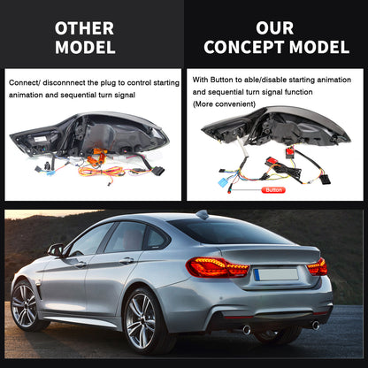 BMW 4 시리즈 M4 GTS 2014-2020용 풀 LED 테일 라이트 어셈블리