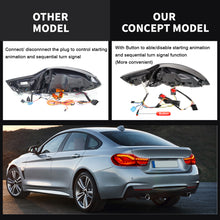 Carregar imagem no visualizador da galeria, Full LED Tail Lights Assembly For BMW 4 Series F32 F33 F36 F82 F83 2014-2020,Red
