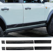 Carregar imagem no visualizador da galeria, Body Side Door Molding Cover Trim Protector For Ford Bronco 2021-2023 4 Doors,6PCS
