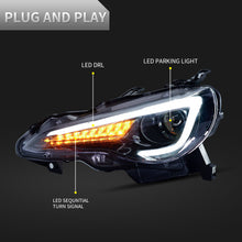 Загрузить изображение в средство просмотра галереи, Full LED Headlights Assembly For Toyota 86/ Subaru BRZ 2012-2018
